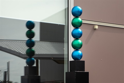 Te Awahou Nieuwe Stroom - Bonsai Spheres by Leon van den Eijkel.jpg